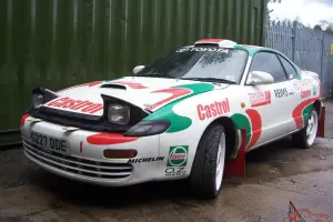  TOYOTA CELICA GT4 TURBO STAGE RALLY LOG BOOKED CARLOS SAINZ REPLICA 