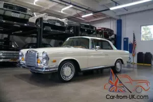 1971 Mercedes-Benz 280SE 3.5 V8 Coupe with factory 4 spd manual