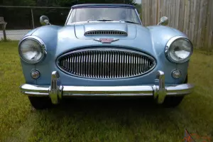 1963 AUSTIN HEALEY 3000 MK2 BJ7 ... TRIPLE  BLUE ... CHROME WIRE WHEELS .. OD !