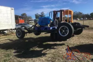 HOT ROD  RAT ROD  56 CHEV CHASSIS ROLLER .RECO LS1 AUTO DRIVE TRAIN