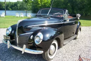 RARE CLASSIC 1940 Mercury Eight Four Door Convertible