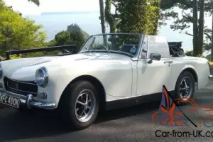 1972 MG MIDGET (MILLIE) - WHITE 1275 ROUND WHEEL ARCH MODEL