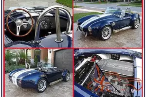 SPECTACULAR BACKDRAFT -Custom Iconic 427 @ 480HP -Indigo Blue with White Stripes