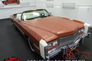 1975 Cadillac Eldorado Runs Drives Body Inter Good 500CI V8 3 spd auto