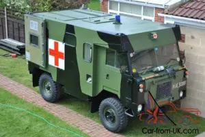 1977 LANDROVER 101 V8 PETROL LPG CONVERSION , AMBULANCE EX-BOSNIA 20,000 MILES