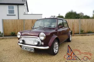 1999 Classic Rover Mini 40 LE in Burgundy Red and just 27,000 miles Photo
