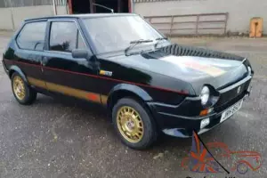 1983 Mk1 Fiat Strada 105TC, Black, Genuine 28k low mileage UK car.
