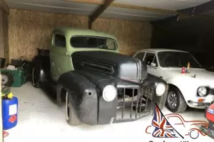 1946 Ford jailbar pickup hotrod,v8,chopped,shortened, uk registered