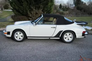 1986 Porsche 911 Carrera Convertible 3.2 L