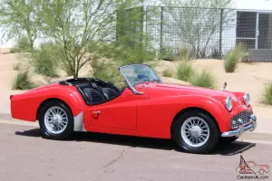 1960 Triumph TR3A 1 Owner Documented History Hard Top Side Curtains Must See!!! Photo
