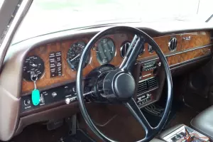 1980 ROLLS ROYCE SILVER WRATH II. White with brown leather interior.