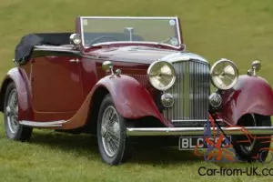 1934 Derby Bentley 3 1/2 Litre Park Ward Drop Head Coupe.