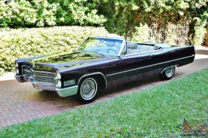 Absolutely pristine 1966 Cadillac Deville Convertible folks museum quality sweet