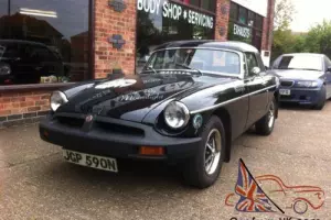 1975 MGB Roadster with hardtop Black