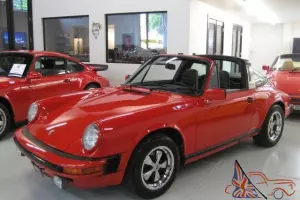 1981 Porsche 911SC Targa Guards Red