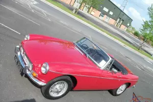 MGB Roadster, 1964, Tartan Red, Heritage Shell, Wire Wheels, Chrome Bumpers