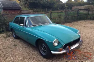 Rare Classic Aqua Blue MGB GT - 1972
