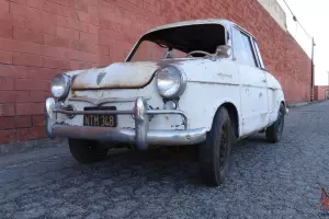 Rare Micro Car 1960 NSU Prinz 2 Cylinders Running Black Plates CA Germany Made