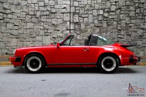 Gorgeous 1987 Porsche 911 G50 Targa. Original paint, records, A/C, see video.