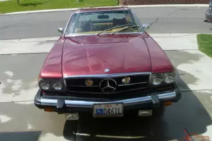 Classic 1975 Mercedez 450 SL Red Metalic