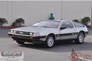This 1983 DeLorean DMC-12 Gullwing two door sports coupe (Stock # 30887)