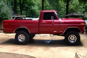 1978 FORD F-150 FULLY RESTORED RED TRUCK 4X4 SHORT WHEEL BASE REG CAB