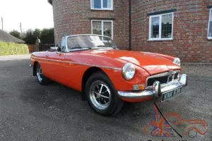  MGB Roadster 1974 Chrome Bumper (130th from last) 