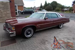 PONTIAC BONNEVILLE BROUGHAM 1976, 4 DOOR PILLARLESS,ONLY 2094 MILES FROM NEW.WOW