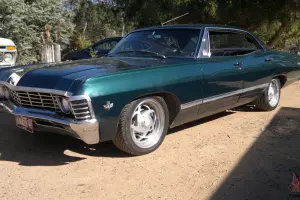 Chev Impala 1967 Pillarless 4 Door Hardtop BBC 454 Turbo 400 9 Inch Diff RHD in Deep Lead, VIC
