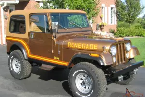 1985 Jeep CJ7 Renegade, Nut and Bolt restoration.  AMC V8 Super clean