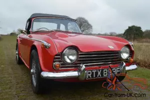  1968 Triumph TR5 Red Classic Car 