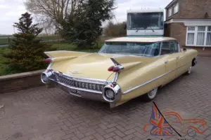 1959 cadillac deville 4 door pillar less flat top MOT exempt V8 UK registered un Photo