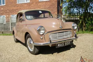 1961 MORRIS MINOR BEIGE CONVERTABLE