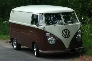  1962 VW VOLKSWAGEN SPLITSCREEN PANEL VAN CAMPER GREY/BROWN 