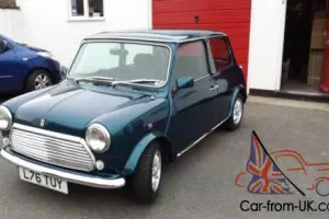 1993 ROVER MINI MAYFAIR Carribean blue only 40K miles restored 1yr MOT stunning