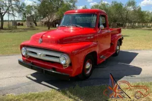 1953 Ford F-100 Restored Orig 6 cyl 3 spd slick paint