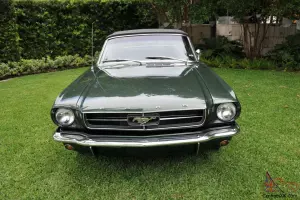 1965 Ford Mustang 289 convert Bullitt Green Black Insid