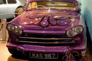 RAINBOW CHASER 1961 CUSTOM HOT ROD LED SLED BY ANDY SAUNDERS