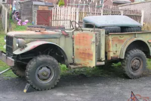 DODGE M37 1957 4X4 DIESEL PERKINS 4236 NO RESERVE. TAX & MOT EXEMPT