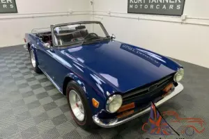 1972 Triumph TR-6 1972 TRIUMPH TR-6. SAPPHIRE BLUE.