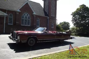 1977 Lincoln Continental Convertible Excellent Condition Fun and Rare