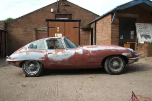  jaguar etype e type fhc fixed head coupe lhd 4.2 series 2 barn find classic jag  Photo