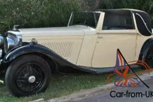1934 Bentley 3 1/2 Litre Fixed Head Sedanca Coupe by Barker- London Showcar