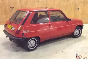  1983 RENAULT 5 GORDINI TURBO RED 