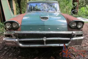 FORD 1958 USA COUNTRY STATION WAGON 352 FAIRLANE CUSTOM 300 FE V8 GOLD FLASH RHD