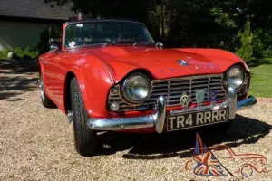 Exceptional 1962 Triumph TR4 with original low mileage, Reduced