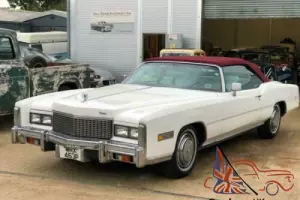 Cadillac Eldorado convertible, 8.2L, power roof, 1976. Photo