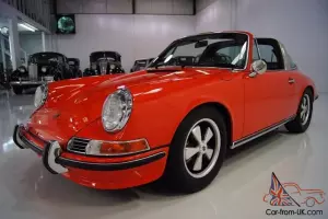 1969 PORSCHE 911 E TARGA, ONLY 51,227 ORIGINAL MILES, CALIFORNIA CAR SINCE NEW,