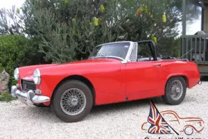 classic MG sports car