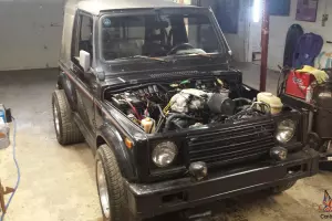 87 suzuki samurai 4.3 vortec V6 conversion  fast !!!